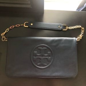 Tory Burch Bombe Reva Clutch - Hudson Bay Color